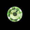 1 Stk. Swarovski Rose Montees SS12 (3mm) Peridot Foiled / Silber